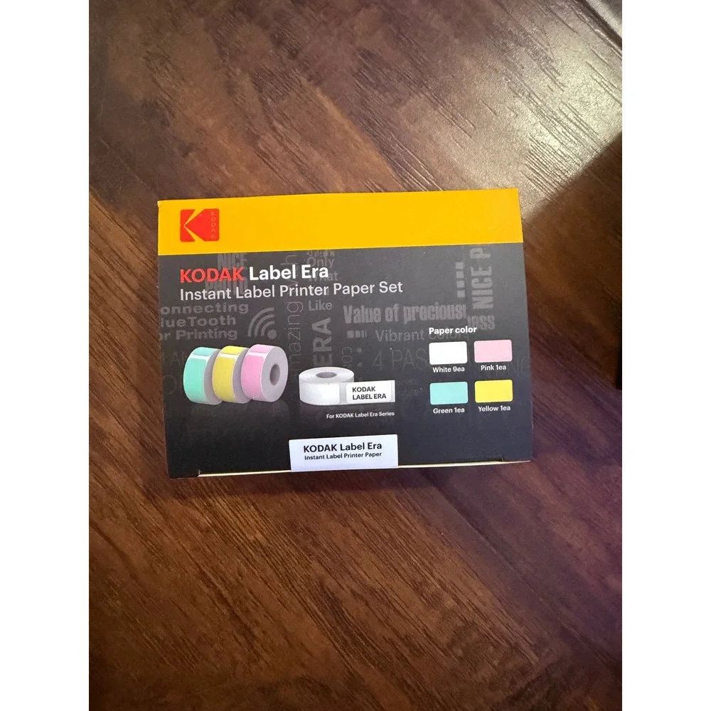 Kodak Label‎ Era M50 Printer Cartridge & Paper Bundle Multi Color New Open Box